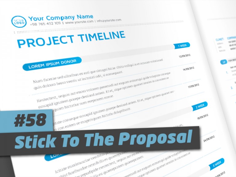 101 Ways To Elevate 58 Stick To The Proposal