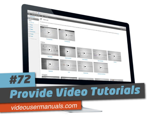 101 Ways To Elevate 72 Provide Video Tutorials