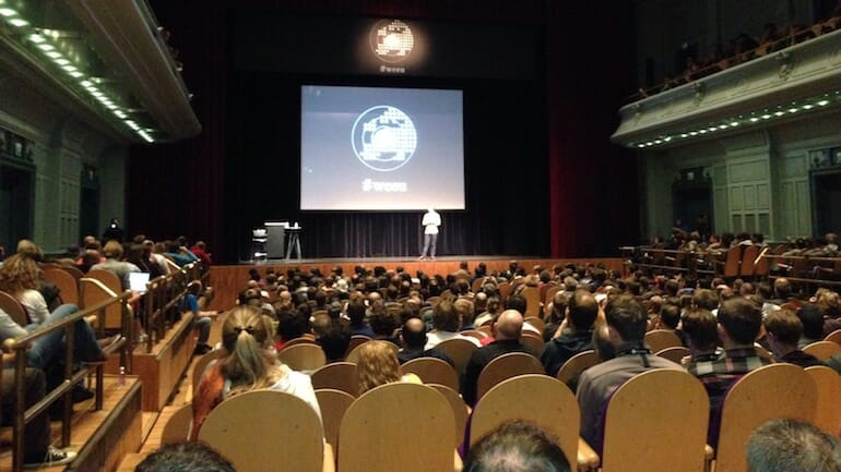 matt mullenweg speaking at wordcamp europe
