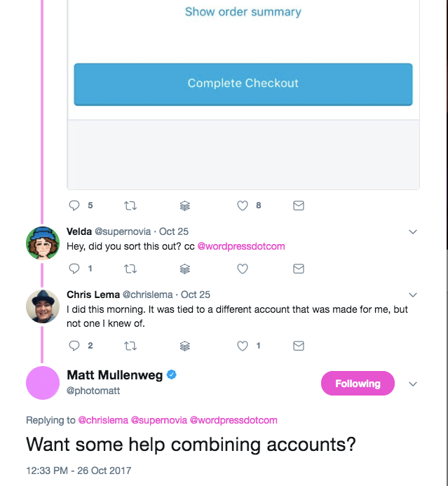 social media customer service