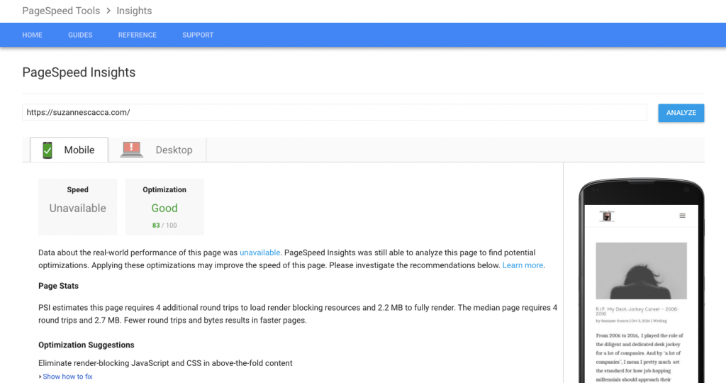 Google PageSpeed Insights