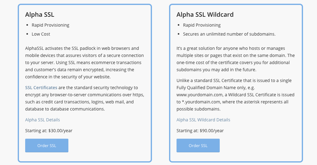 AlpineWeb SSL and Security