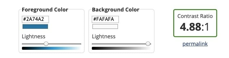 Color Contrast Checker 2