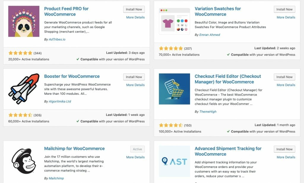 WooCommerce Plugins