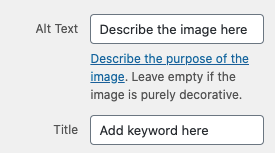 How to upload a feature image