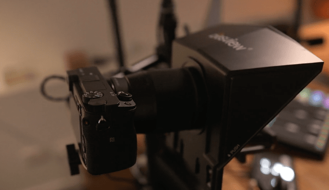 studio camer and lens for live streaming