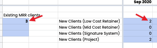 client spreadsheet template