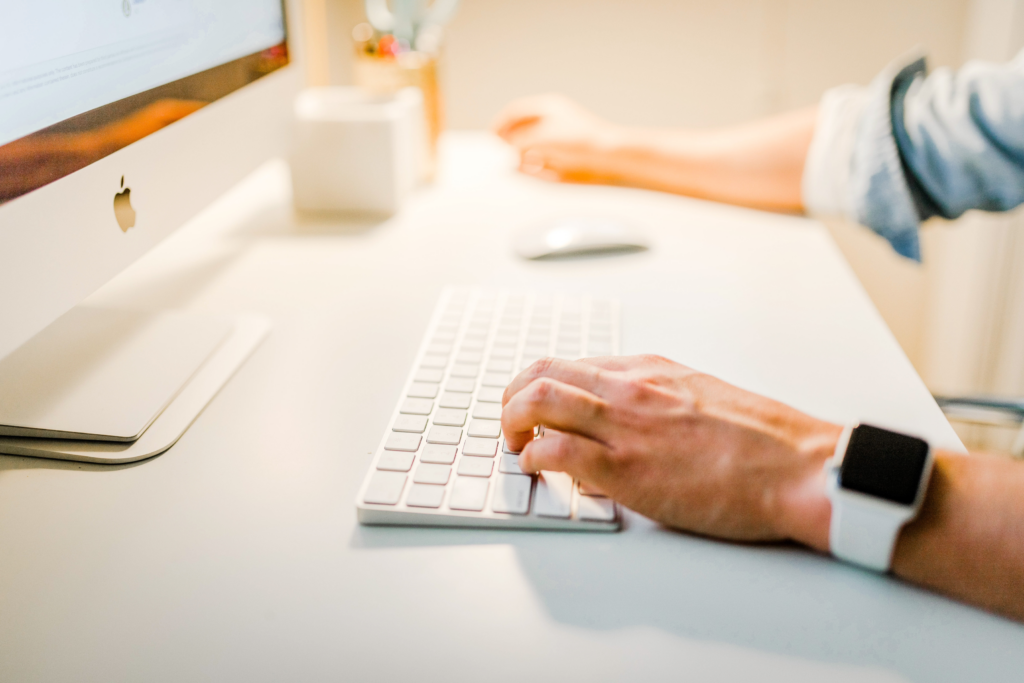 email nurture campaigns on computer