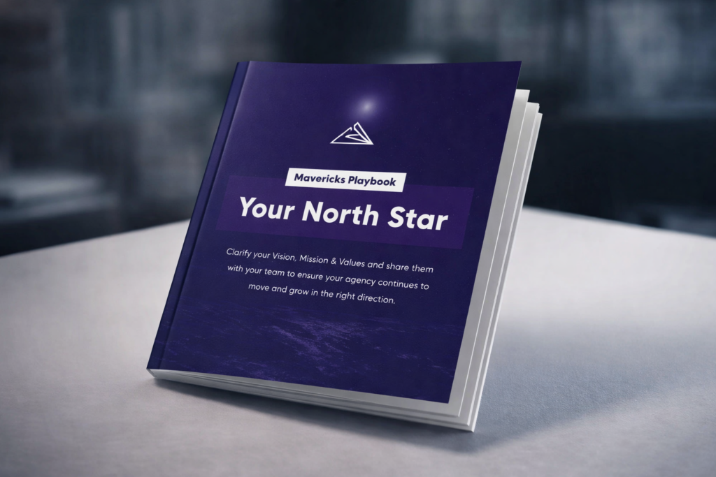 Digital agency vision, values, and mission.