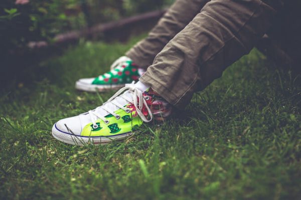 garden-sitting-grass-shoes